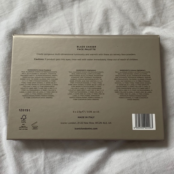 Iconic London blaze chaser face palette - Picture 3 of 3